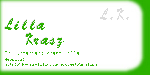 lilla krasz business card